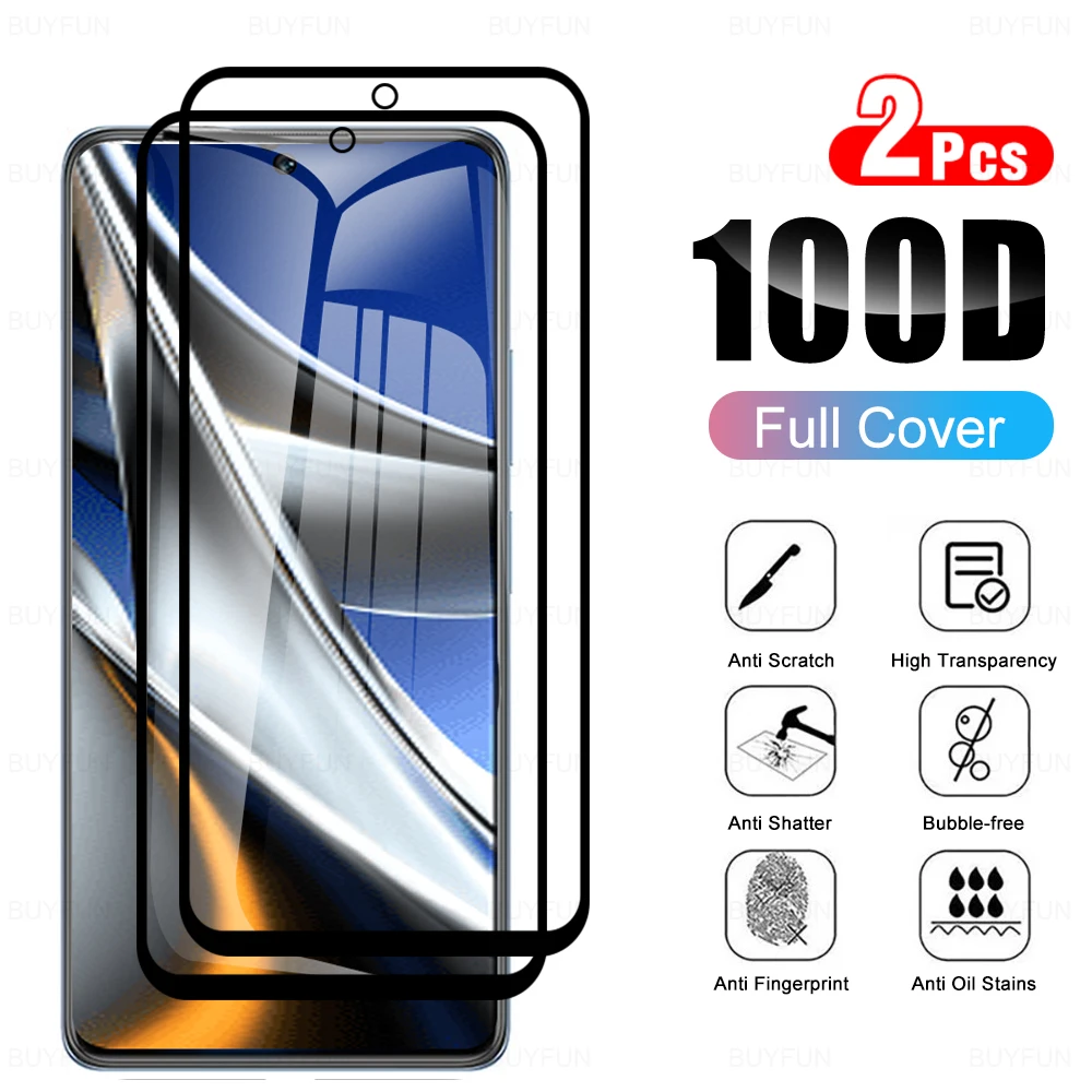 

Защитное стекло, закаленное стекло для Xiaomi Poco X4 Pro, 2 шт.