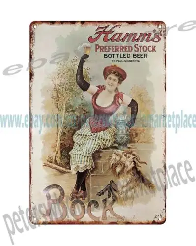 1975 г. предпочтительный запас Hamm's пивные бочки в бутылках Святого Павла
