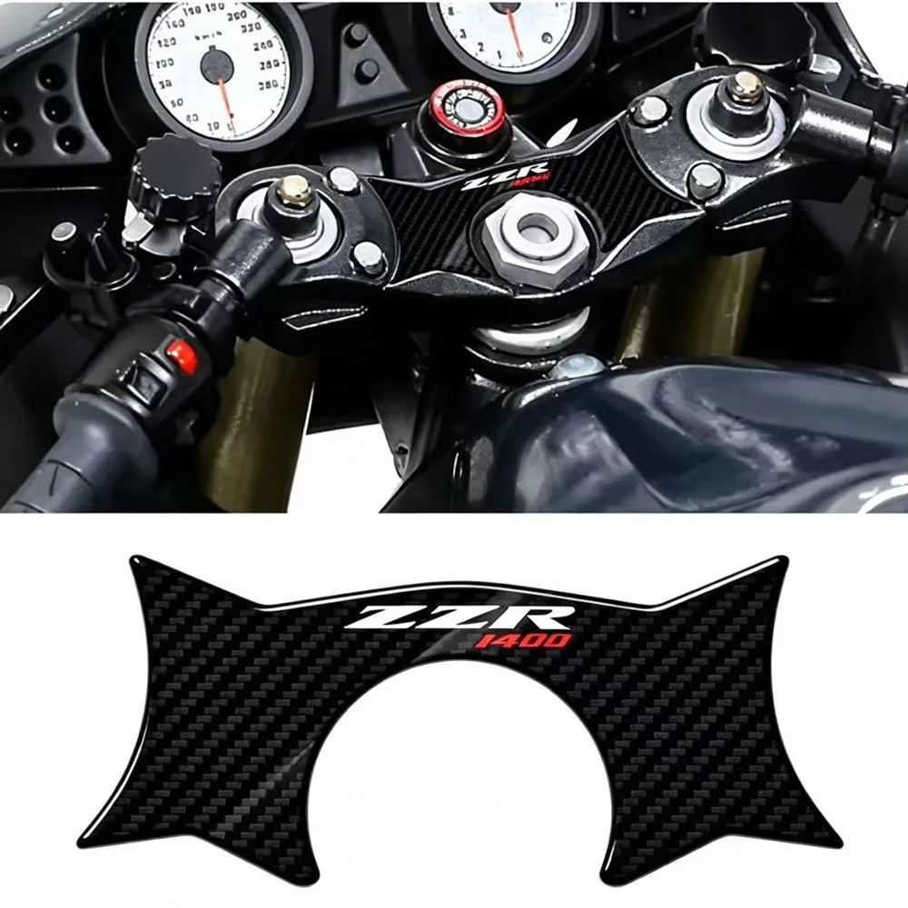 Фото Защитная накладка на руль и бак из 3D карбона для Kawasaki ZZR1400 2006-2011 №1