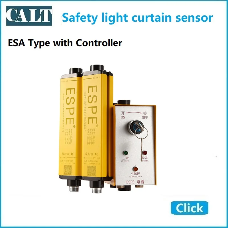 Защитный датчик решетки 40 мм шаг луча NPN выход 680 760 1000 защитный безопасности при