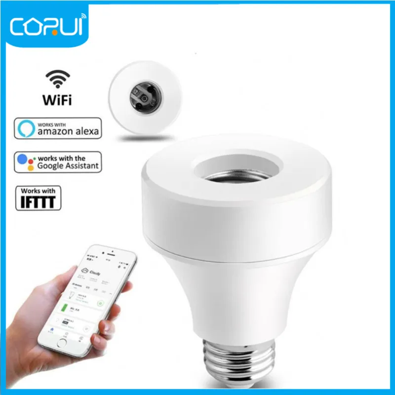 

Умная лампа Corui Tuya, держатель для умного дома, WiFi, беспроводной пульт дистанционного управления, таймер, умный выключатель жизни, держатель д...