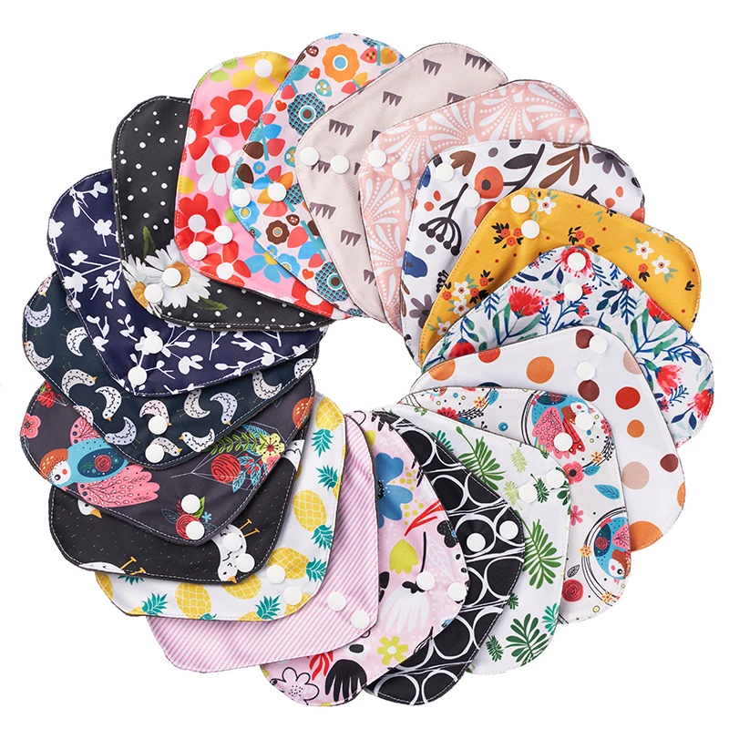 Different Period Pad Relief Care Cloth Menstrual Postpartum Panty Liner Menstruation Bamboo Reusable Sanitary Pads For Teens images - 6