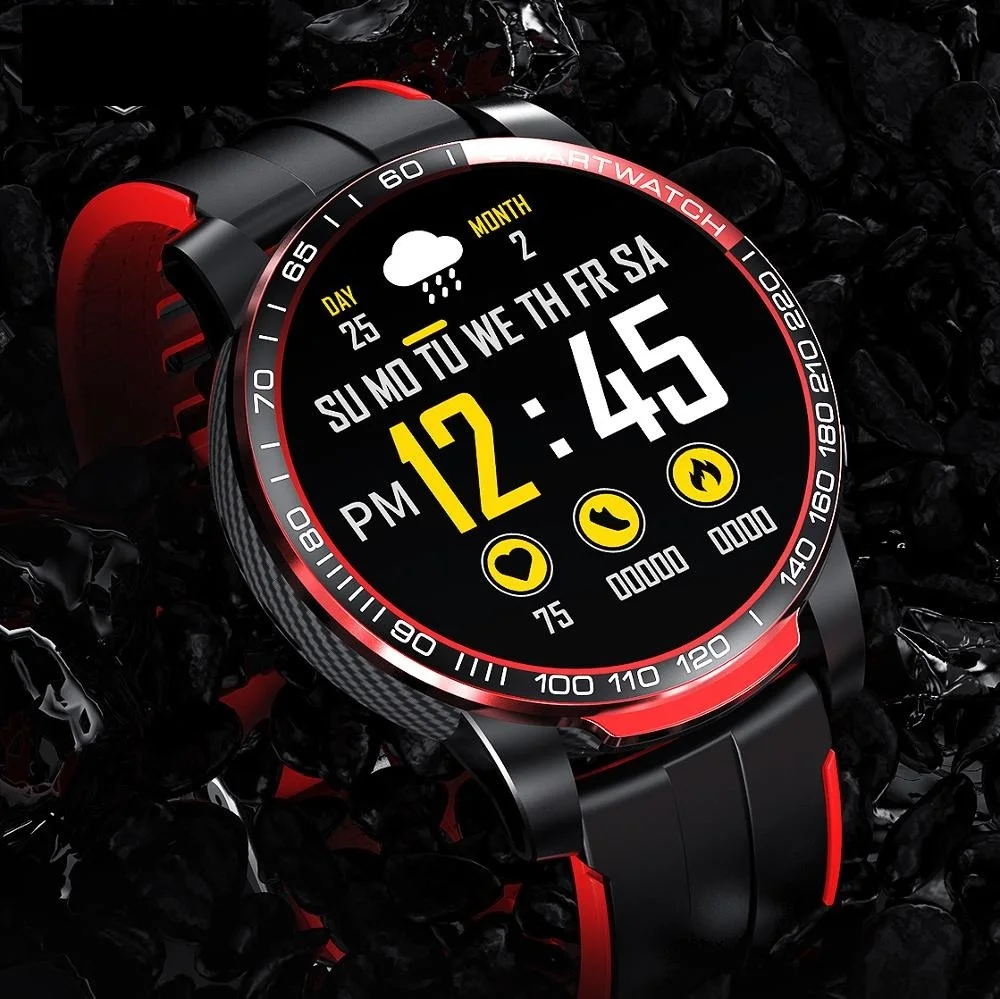 

LIGE Men Smart Watch Men Bluetooth Call Waterproof Sports Fitness Watch Health Tracker Weather smartwatch Women For Android Ios