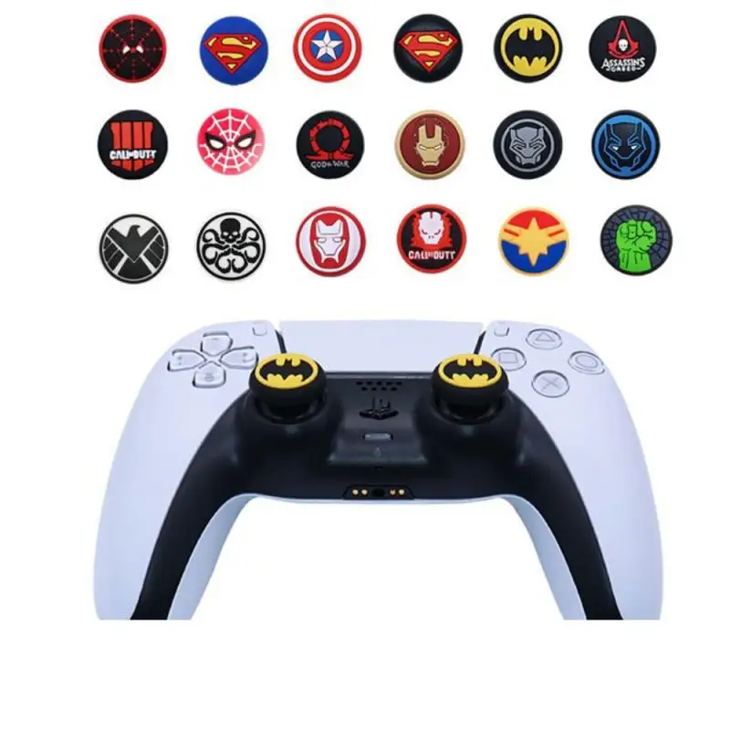 

Silicone Analog Joystick High Sensitivity Thumb Stick Grips 2 Capsules Joystick Cover Replace Service Parts Straight Sleeve Type