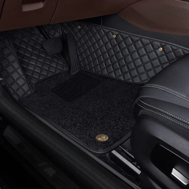 

Индивидуальные 5D двухслойные автомобильные коврики для Land Rover Defender Discovery Sport Freelander, аксессуары для интерьера, ковры