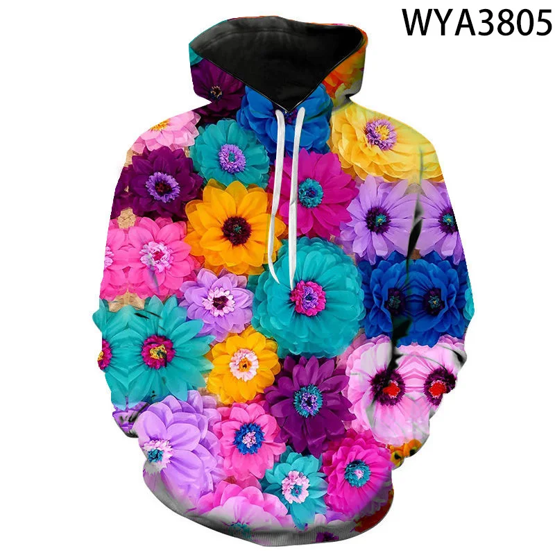 

Hoodies Cool Men Women Children Flowers And Plants Design Sweatshirts 3D Printed Pullover Streetwear Boy Girl Kids Jacket