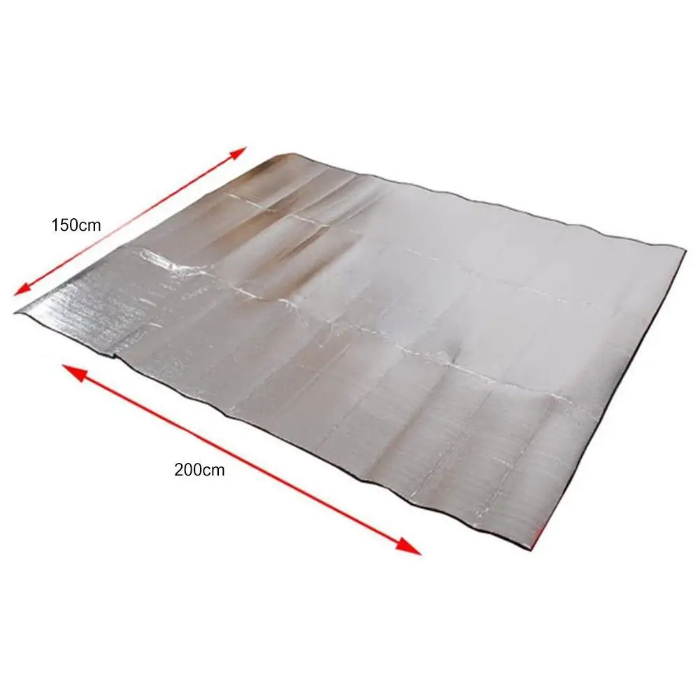 Алюминиевый коврик из фольги для сна и кемпинга 150 Х200 см изоляционный тепловое