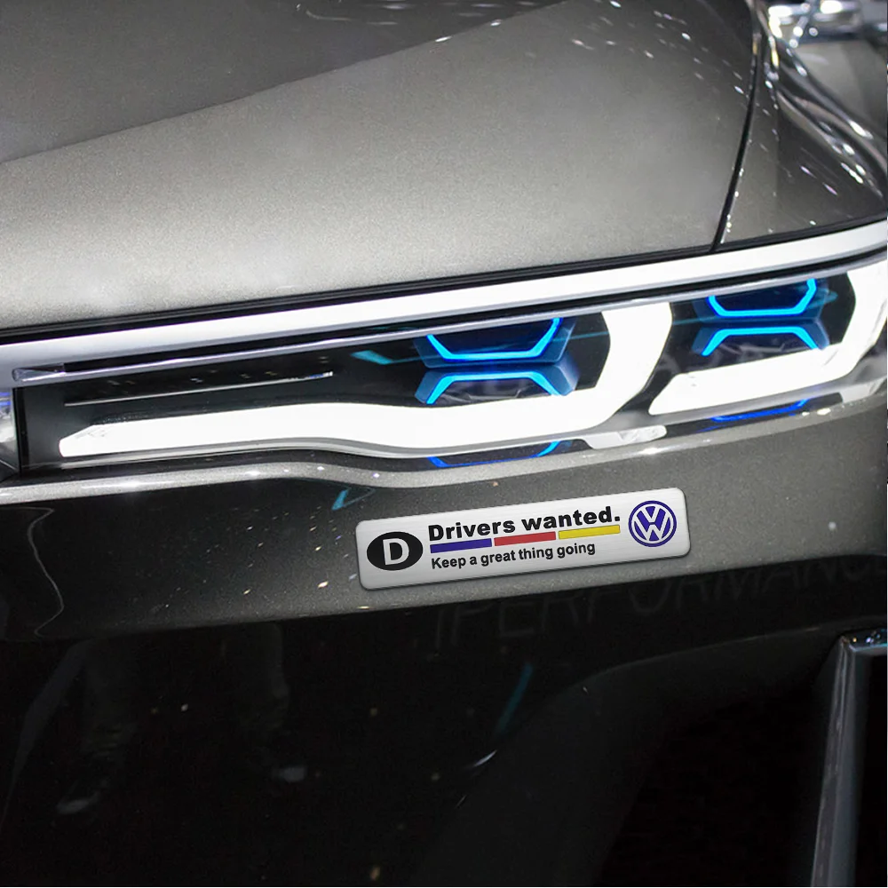 Фото 3D-наклейки-эмблемы из алюминия Performance Edition для автомобилей VW GTI Golf8 Polo Passat Mk6 MK7 Tiguan R32 R RLine Magotan №4