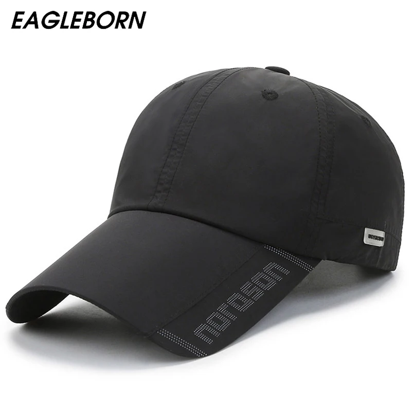 

New Summer Light Thin Polyester Baseball Cap Men Hat Sports Outdoor Fitness Running Women Sun Hat Simple Couple Design Hat Men