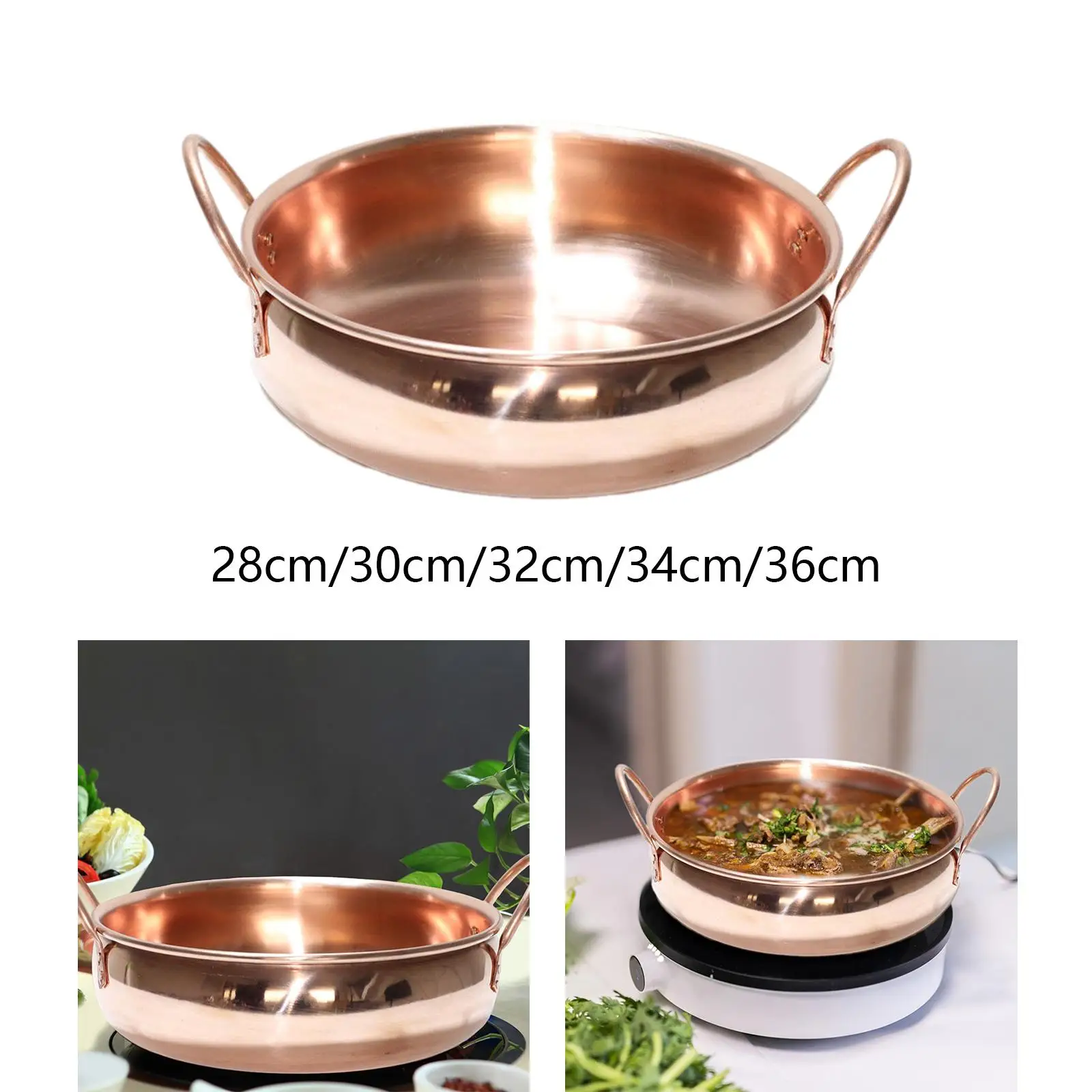 Горячая кастрюля без крышки горшок для рамэна утолщенная посуда супа семейная