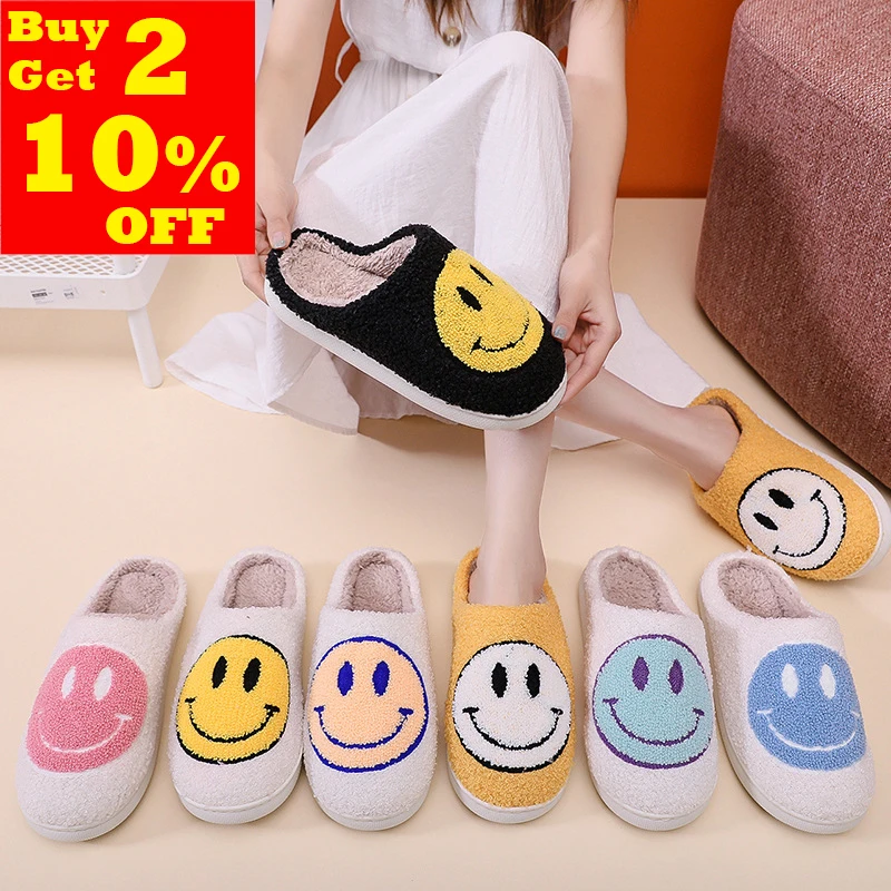 

Winter Woman Flannel Slippers Couple Indoor Non-Slip Slipper 2022 Man Fluff Slides Warm Plush Bedroom Lady Polar Fleece Shoes