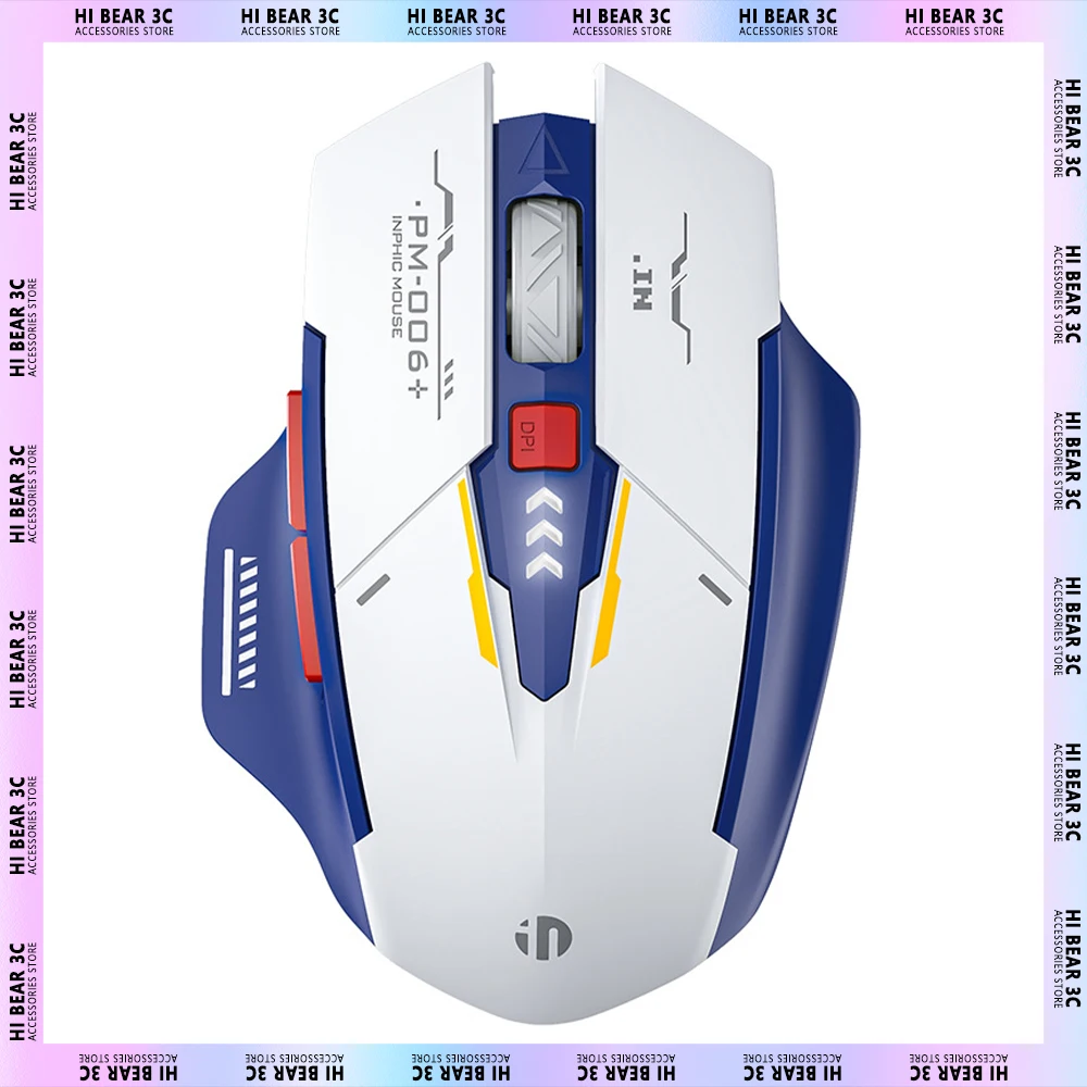 

Inphic 2.4g Wireless Rechargeable Mouse For Computer Gamer Usb Laptop Accessories Pc Gamer Rgb Light Air Mouse Dota2 Mecha Style