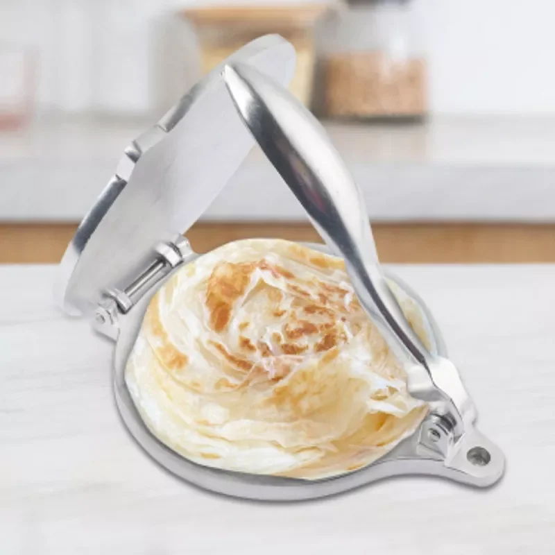 

Aluminum Cake Press Tortilla Maker Kitchen Accessories Multi-function Press Heavy Meat Foldable Gadgets Bakeware Tools Pie Tools
