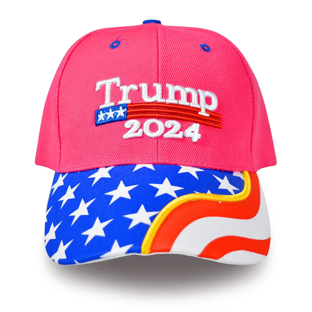 

Trump 2024 Hat Baseball Cap Adjustable American Flag Keep America Great Embroidered Snapback President Hat Unisex Sunshade Hat