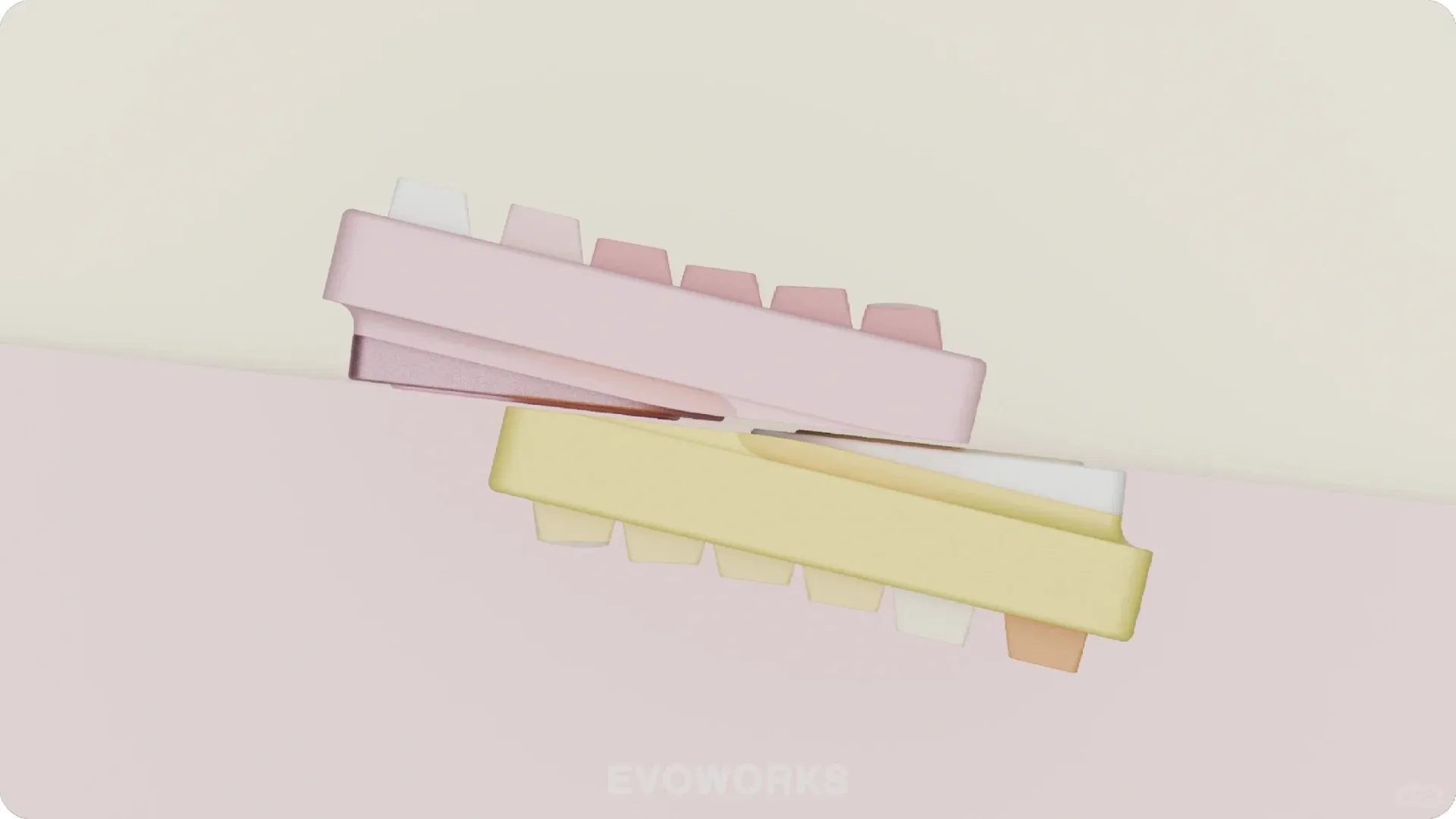 EvoWorks EVO80 Механическая клавиатура Трехрежимная беспроводная Алюминиевый сплав