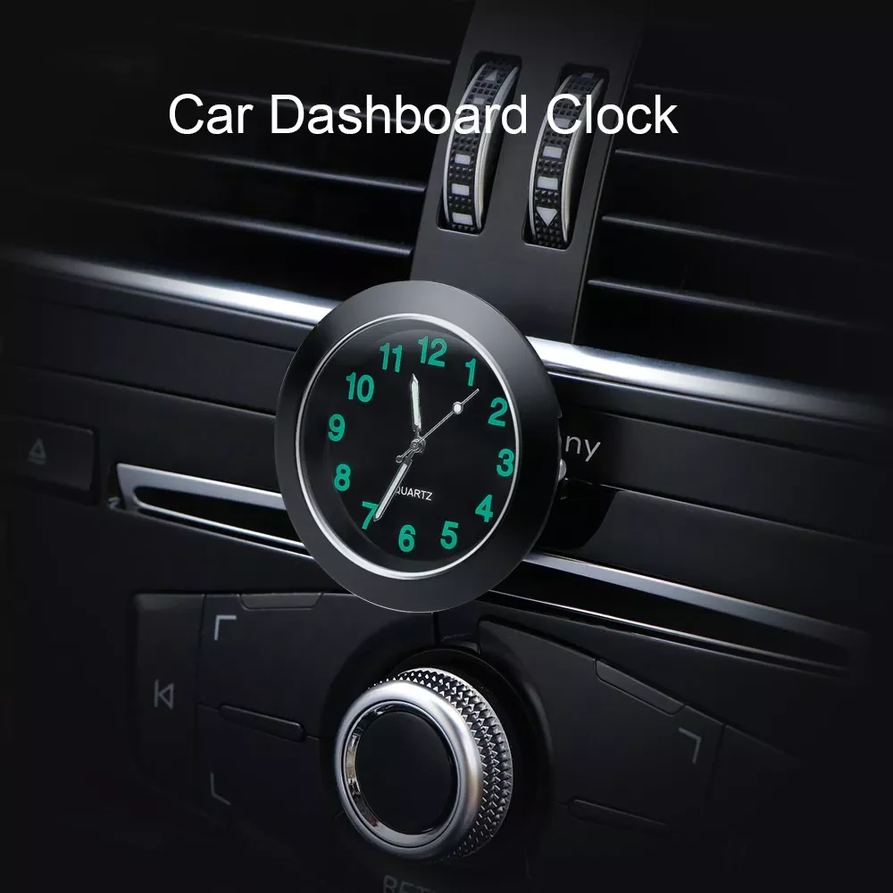 

Clock Ornament Auto Watch Decoration Automobiles Interior Dashboard Time Display Digital Pointer Clock In Car Accessories