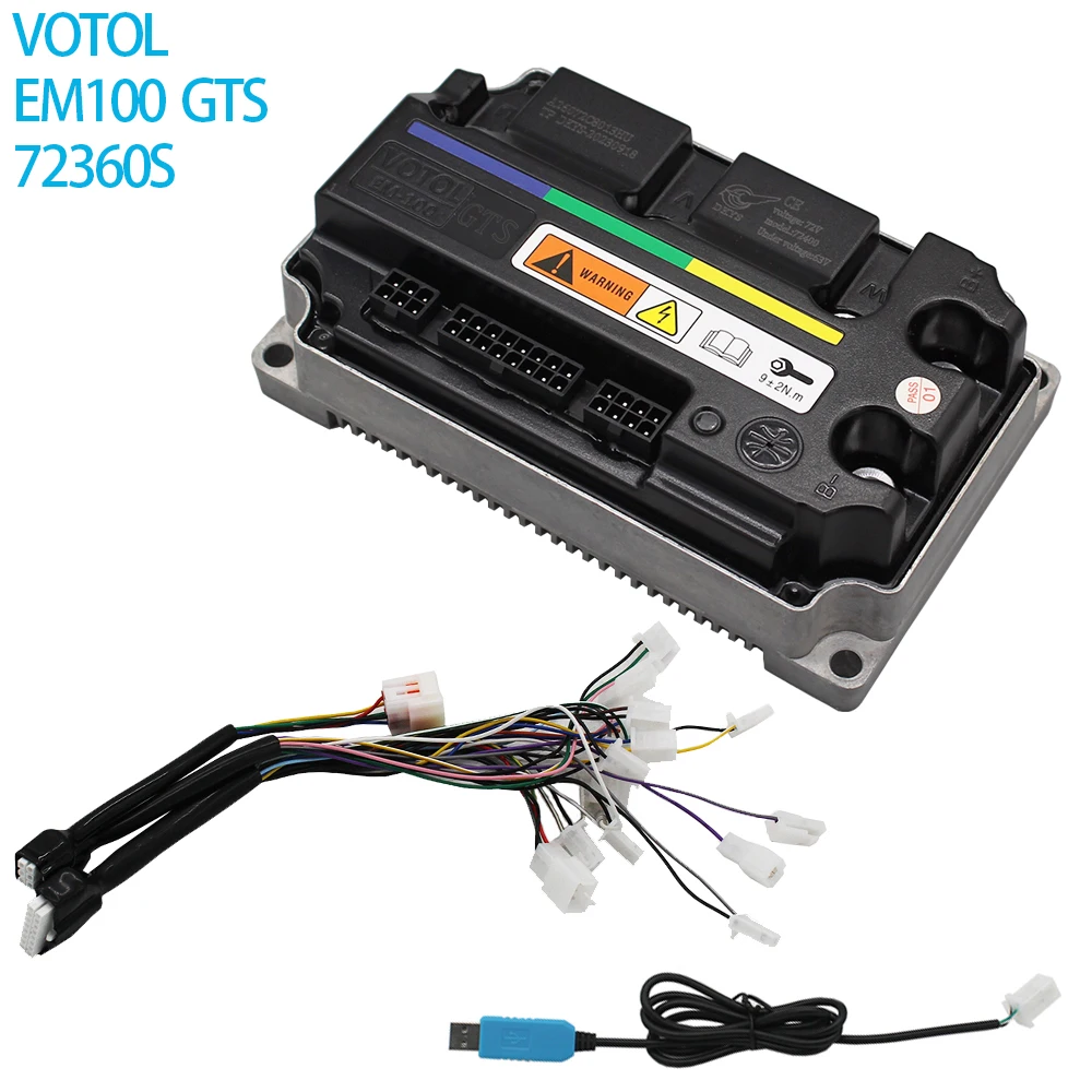 

VOTOL EM100GTS 72360S a 3 кВт бесщеточный контроллер постоянного тока с двигателем, умный программируемый скутер