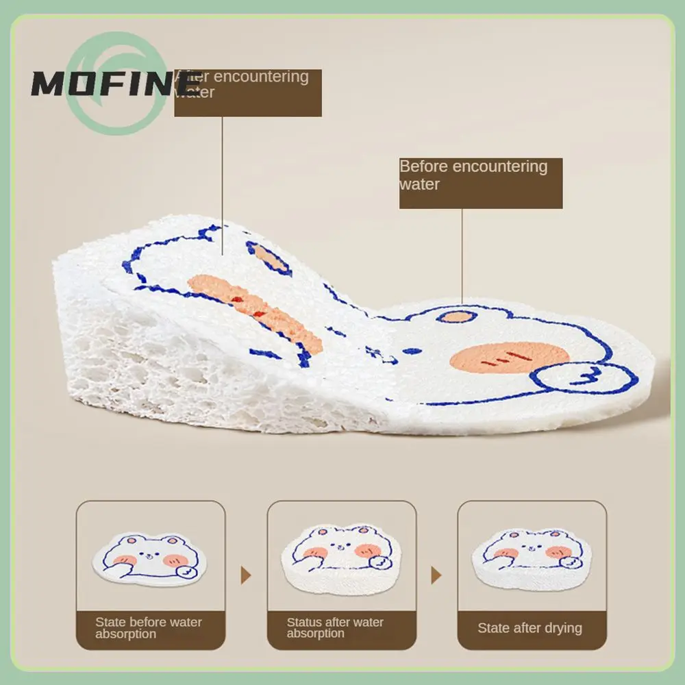 

Cartoon Rub Durable Creative Sponge Rub Swelling In Water Sponge Household Cleaning Cloth Tools Absorbent Oil Wipe