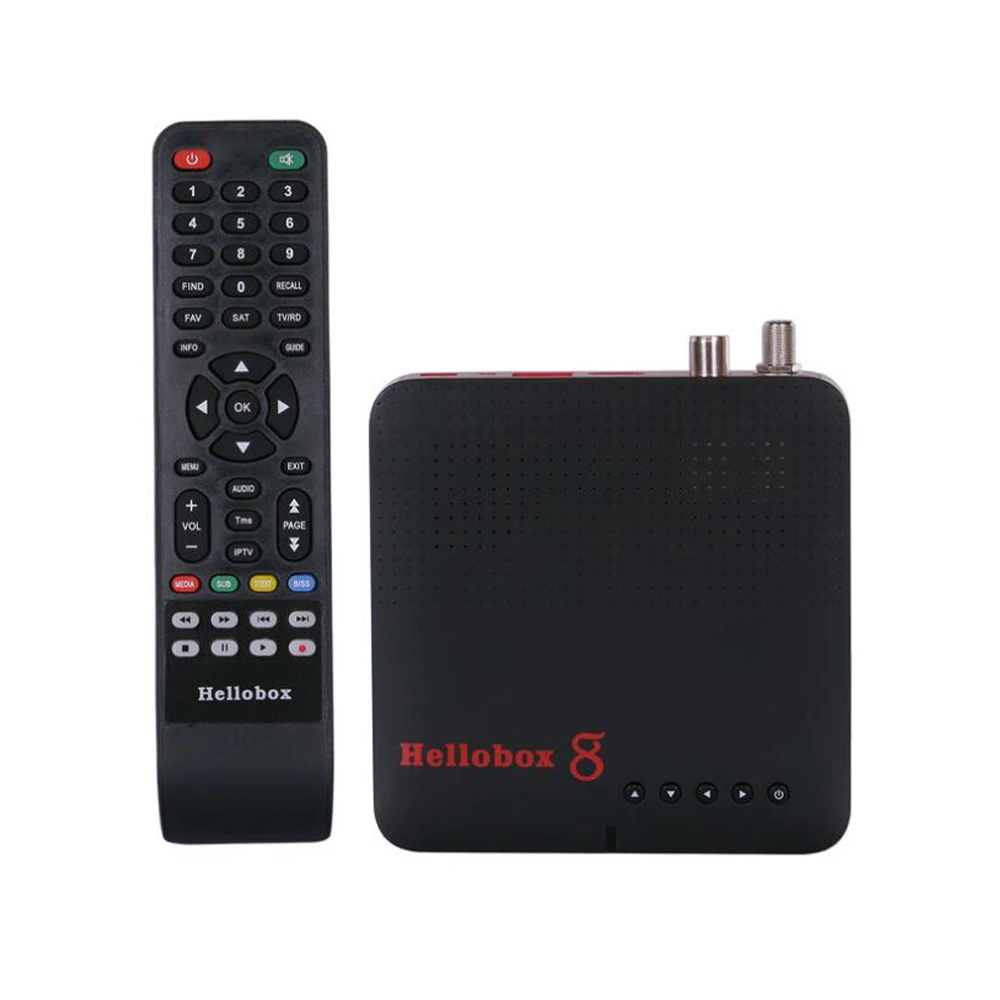 [2 шт.] H.265 ТВ приемник Combo DVB T2 S2 Hellobox 8 CS телеприставка Поддержка RJ45 WiFi HEVC PowerVu Biss TV Box