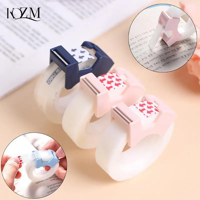 

Перезаписываемая прозрачная клейкая лента с лентой, инструмент для резки, перезаписываемая невидимая Корректирующая лента, школьные принадлежности, портативный Диспенсер ленты