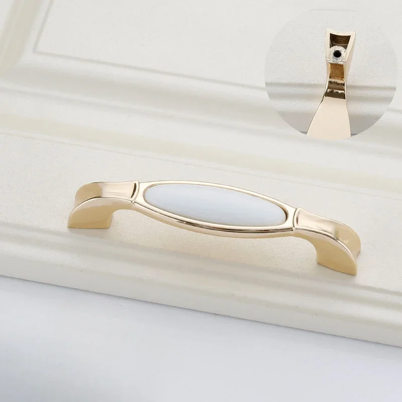 Винтажные ручки для ящиков керамические европейские высокоуровневые в сборе