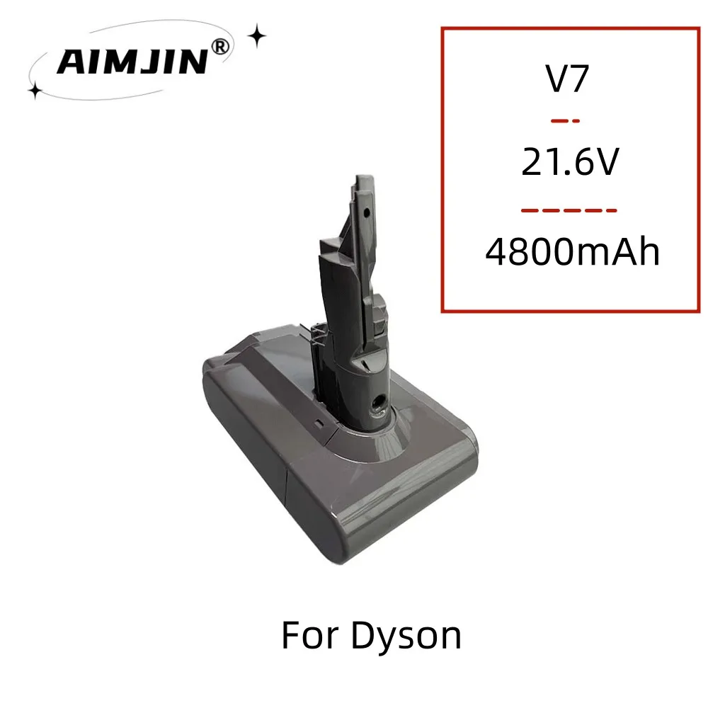 

Аккумулятор 21,6 в 4800 мАч/6800 мАч/9800 мАч/12800 мАч для Dyson V7, литиевый аккумулятор для Animal Pro 225403 229687, аккумуляторная батарея