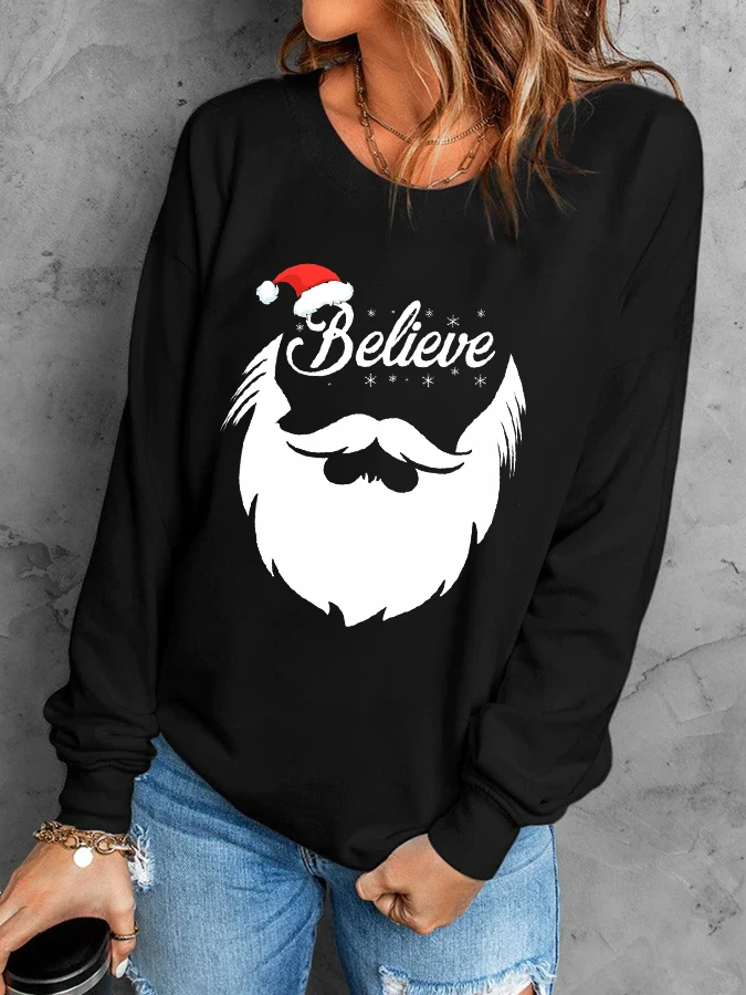 

Believe in Santa Claus Casual Sweatshirt