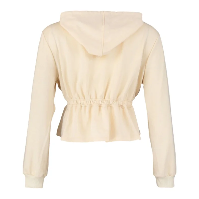 Trendyol TYZA Women's Hoodies &amp Sweatshirts Casual Off-Shoulder Plain 2 Yarn Without Shard Hood Regular Fit Children's Clothing