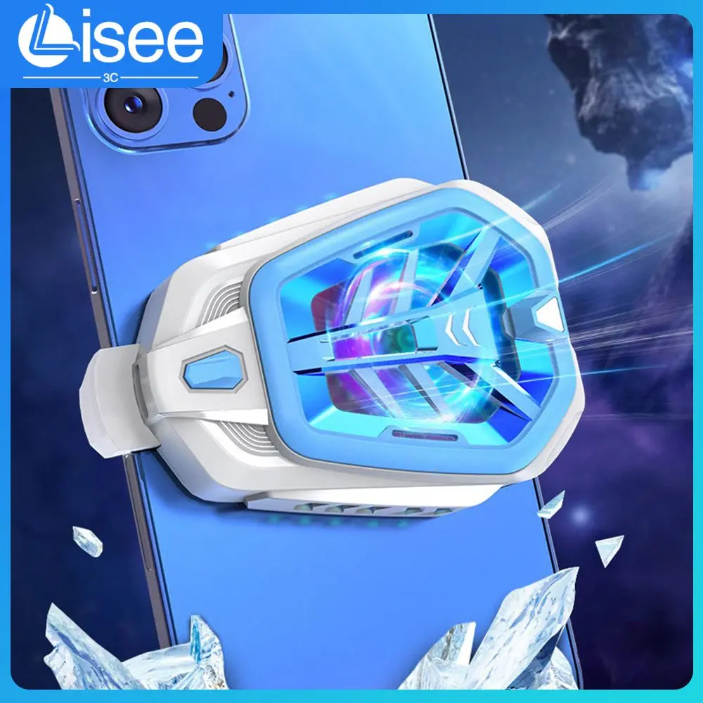 

Fast Cooling Mobile Phone Radiator Abs Aluminum Alloy Cooling Back Clip Radiator Turbine Semiconductor Refrigeration Cooler