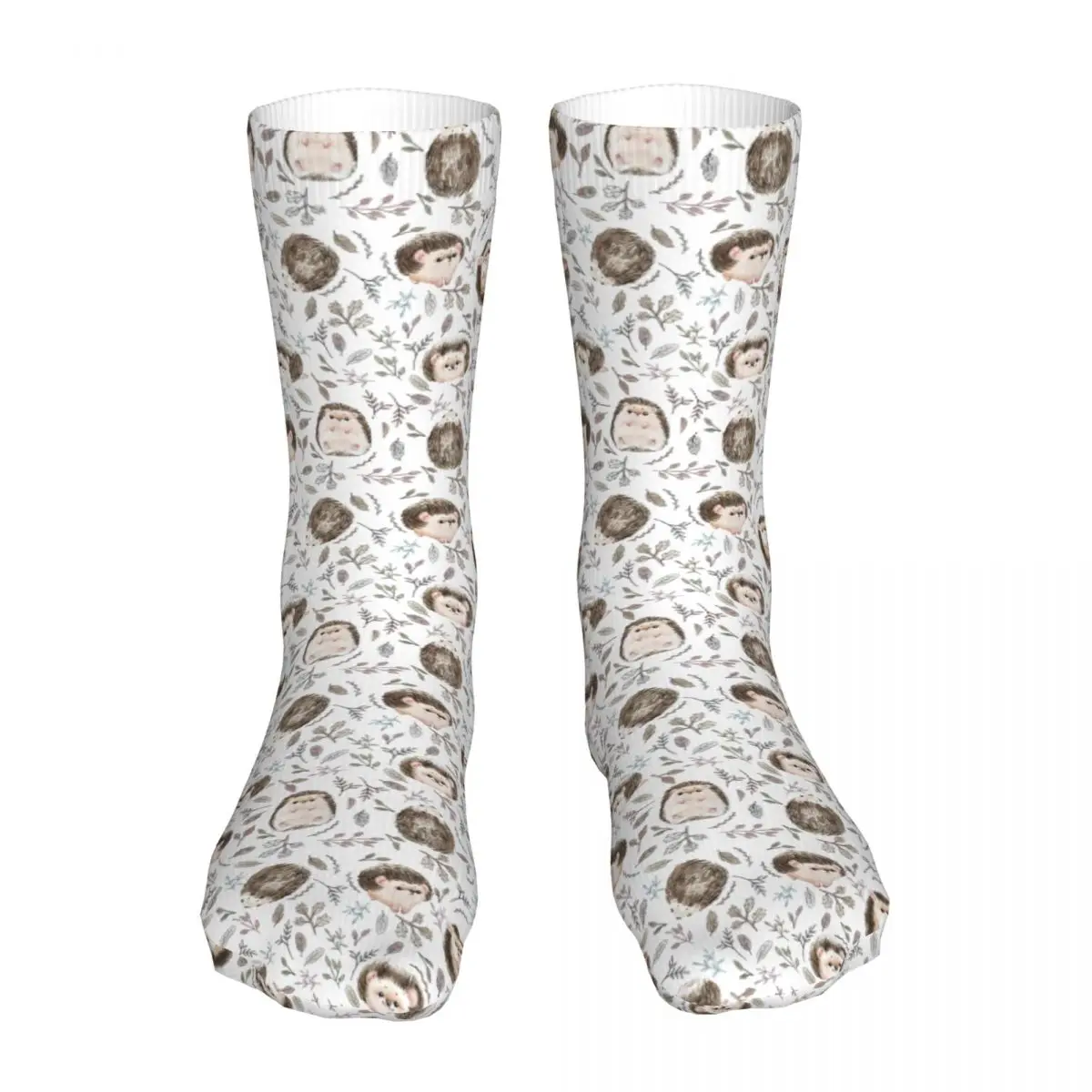 

Watercolor Hedgehog Sock Socks Men Women Polyester Stockings Customizable Funny