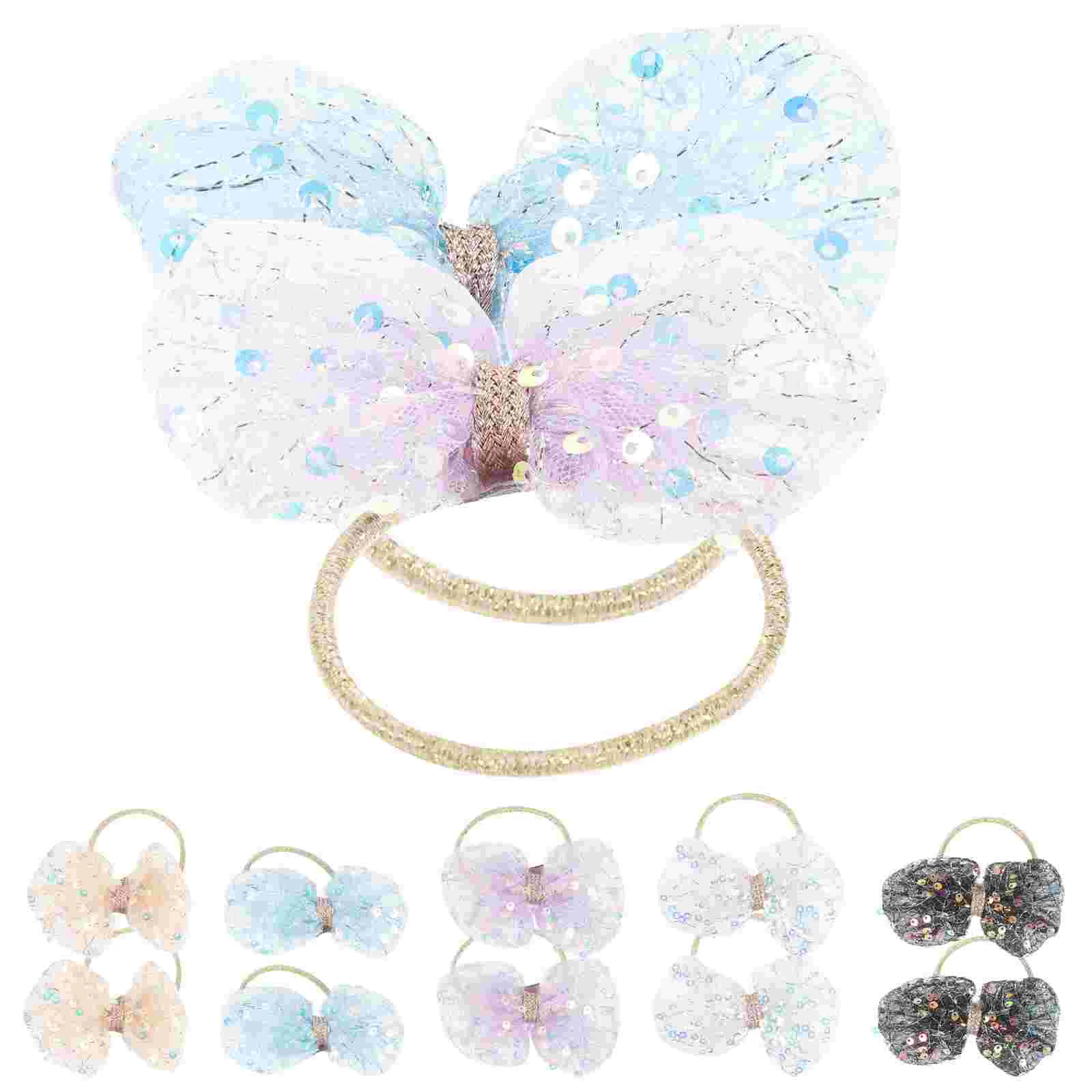 

12 шт., эластичные заколки для хвоста