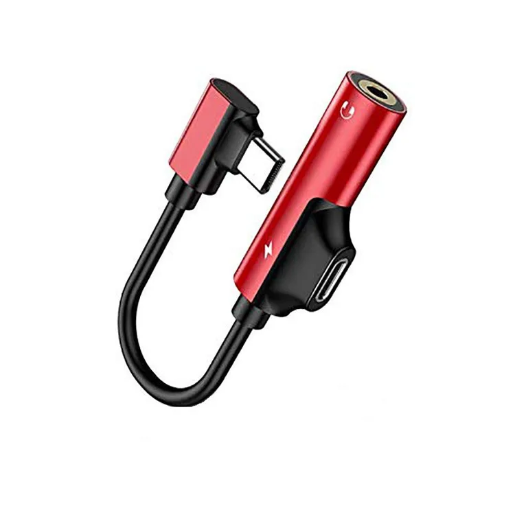 Адаптер USB C DA 2 в 1 для наушников типа 3 5 аудиоразъем мм AUX Usb Xiaomi Usbc