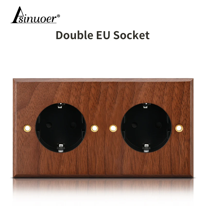 

Деревянный переключатель asinuoer, черный орех