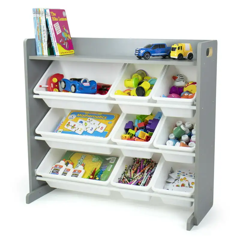 

Humble Crew Toy Storage Organizer with Shelf and 9 Storage Bins