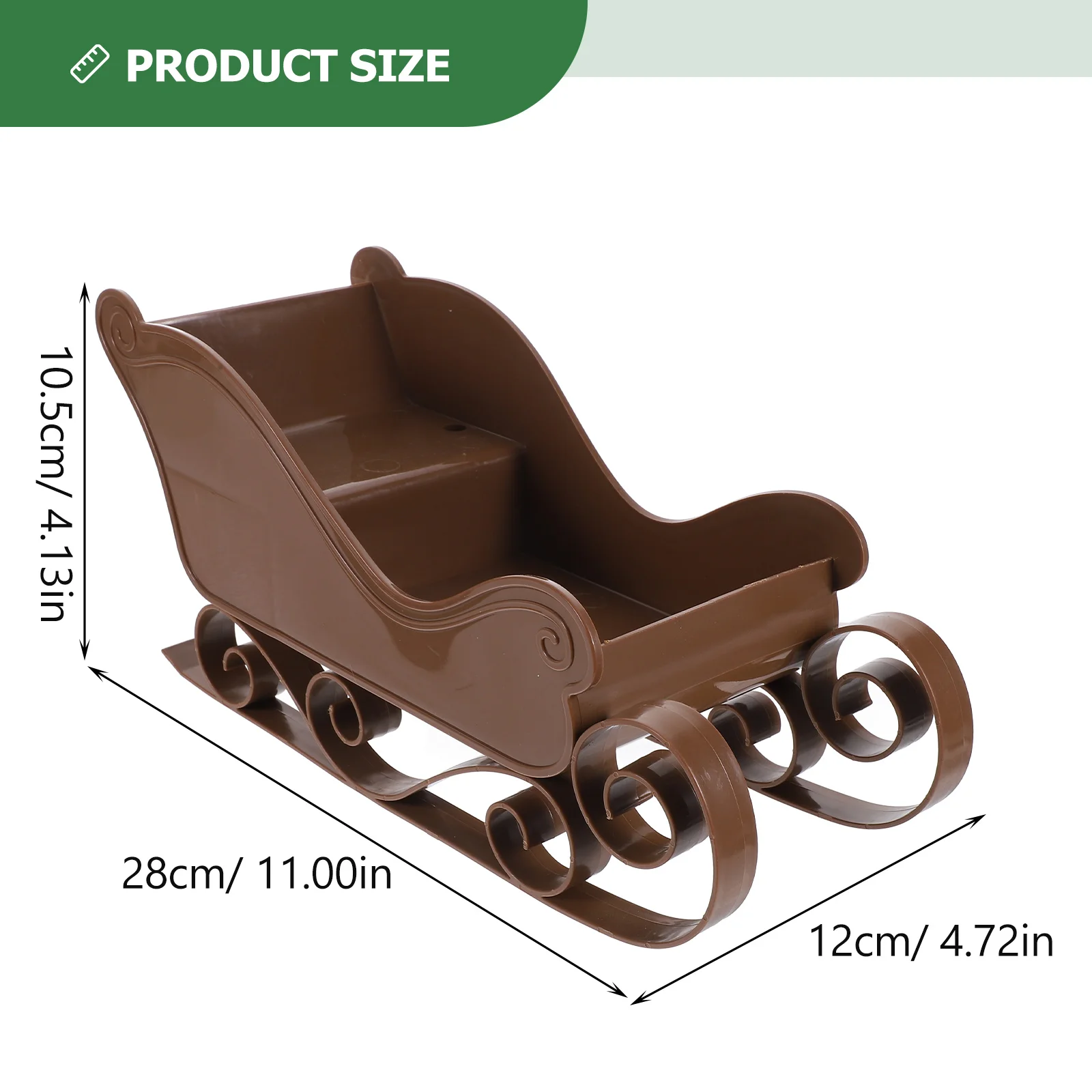 Рождественские сани мини-украшение корзина набор подносов настольные