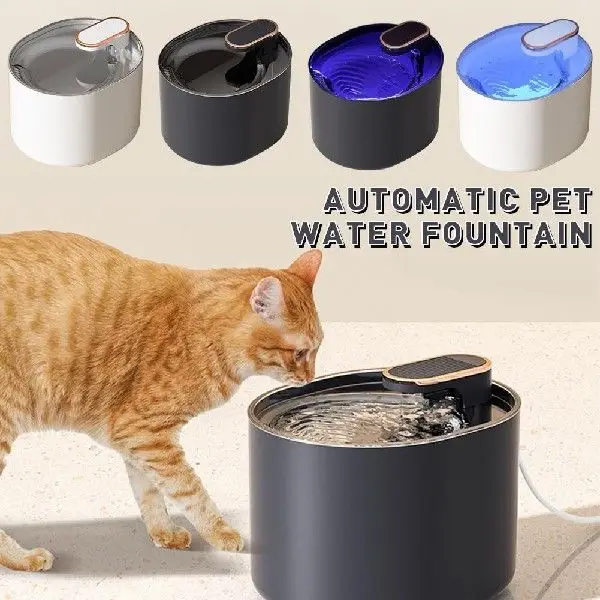 

Pet Water Dispenser 3L Cat Water Fountain Quiet Dog Water Dispenser With LED Light Water Shortage Automatic Drinker For Cats