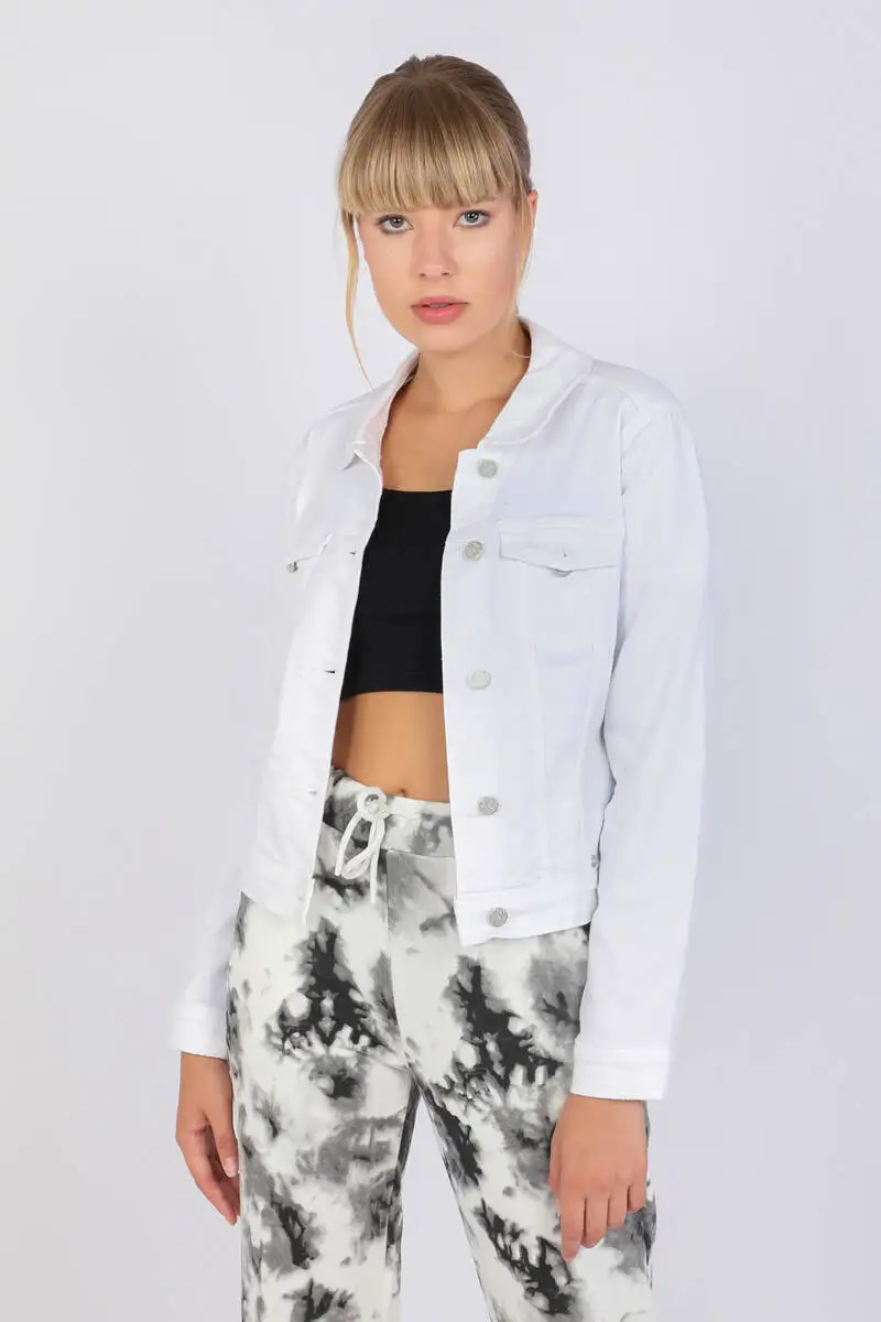 

Women Jean Jacket White