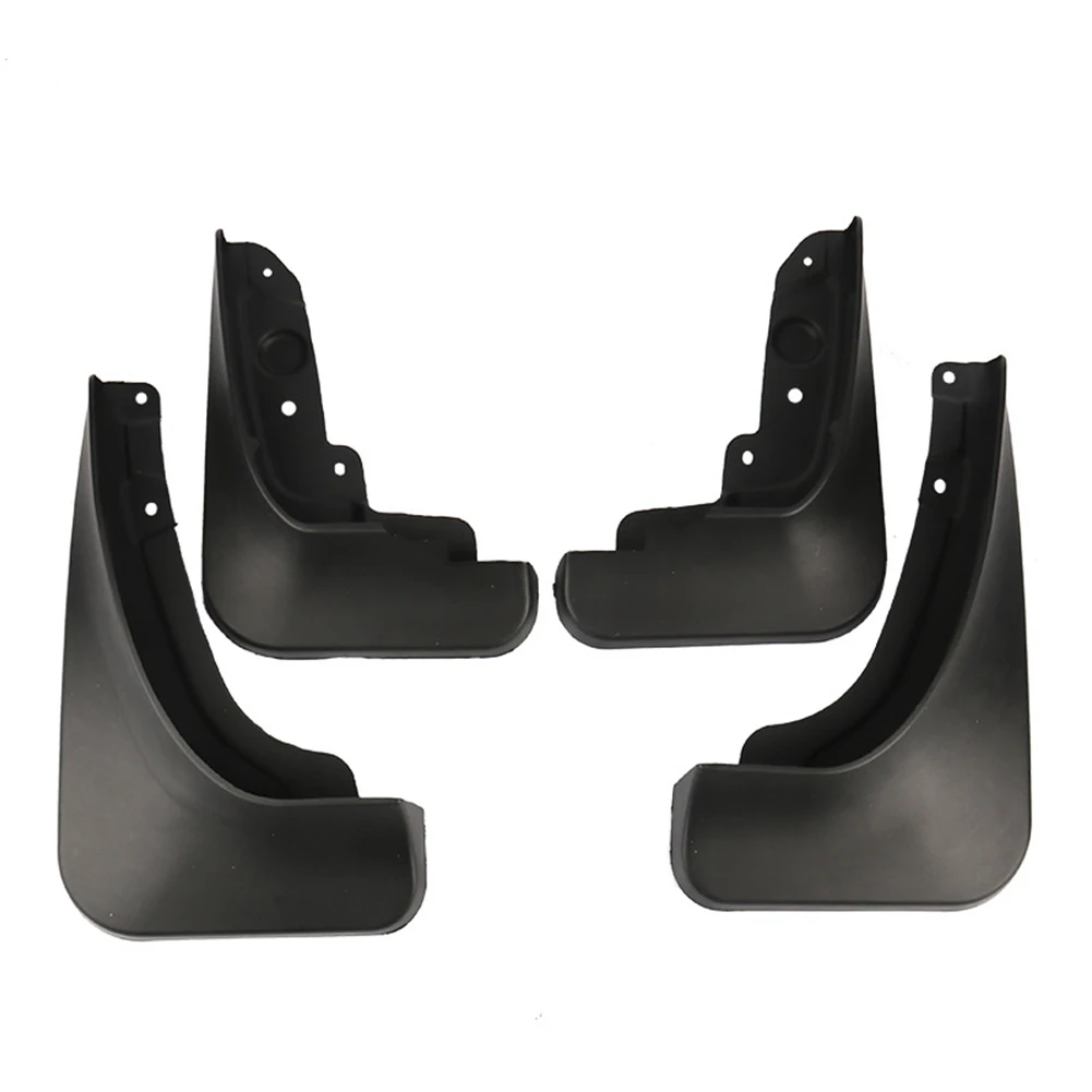 

Corrosion Fenders 4PCS ABS Black Car Accessories Mud Front Rear W/1*Mounting Screw For Tesla Model Y 2018-2021