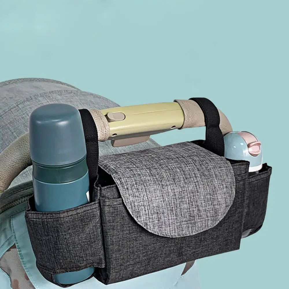 

Pram Pushchair Nappy Bag Stroller Accessories Baby Stroller Bag Baby Organiser Bottle Rack Mummy Bottle Cup Holder