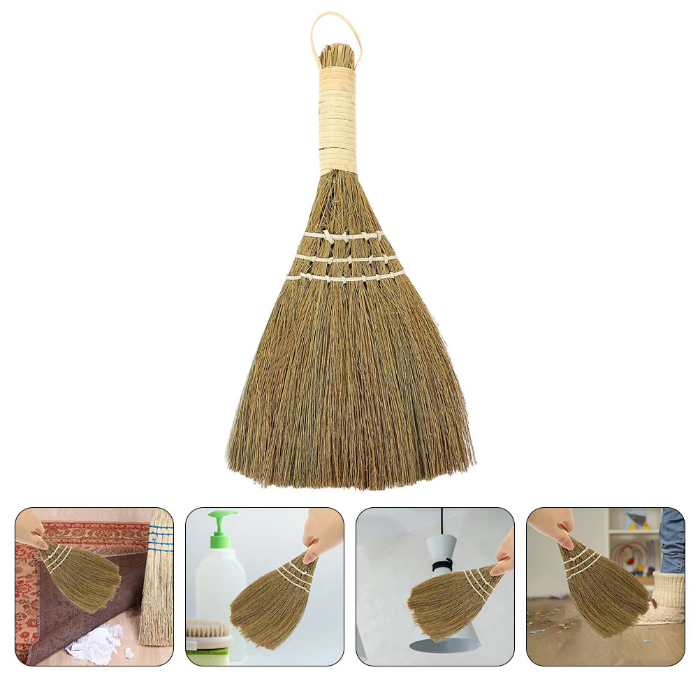 

Kitchen Cleaning Broom Small Whisk Desk Office Table Dust Brush Hand-made Household Brooms Tabletop Desktop