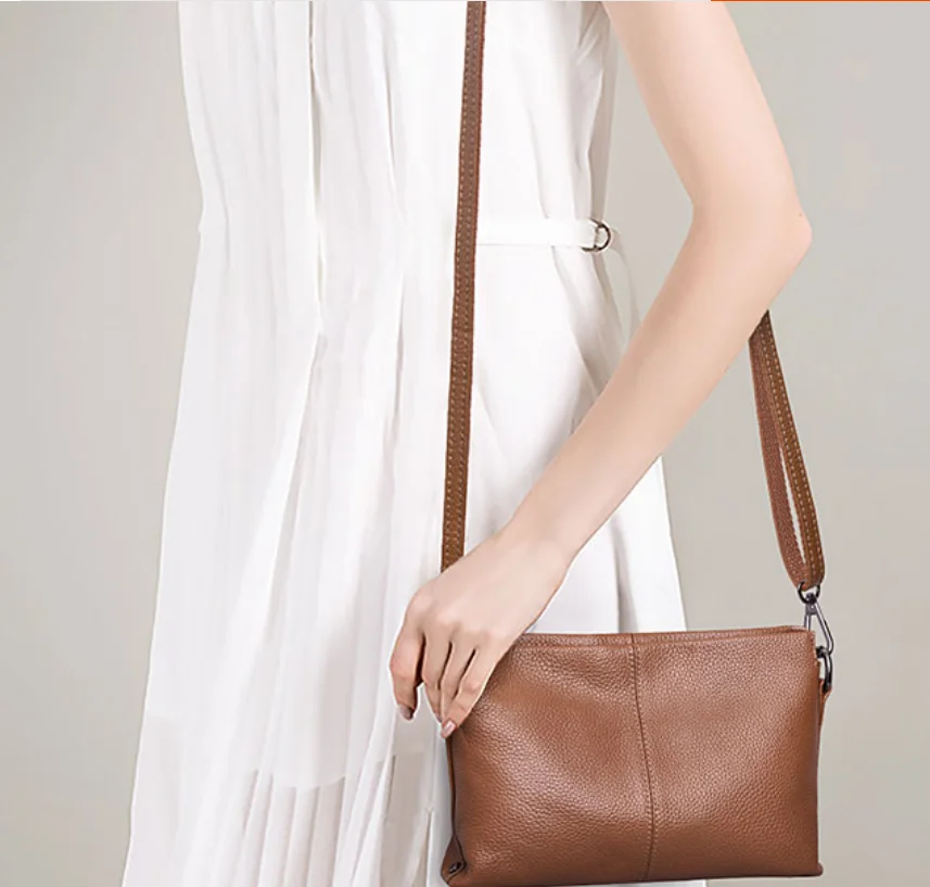 

Advanced Quality 2022 New Fashion Versatile Soft Leather Mini Small Square Bags And Shoulder Mesengers Leather Women'S Bags