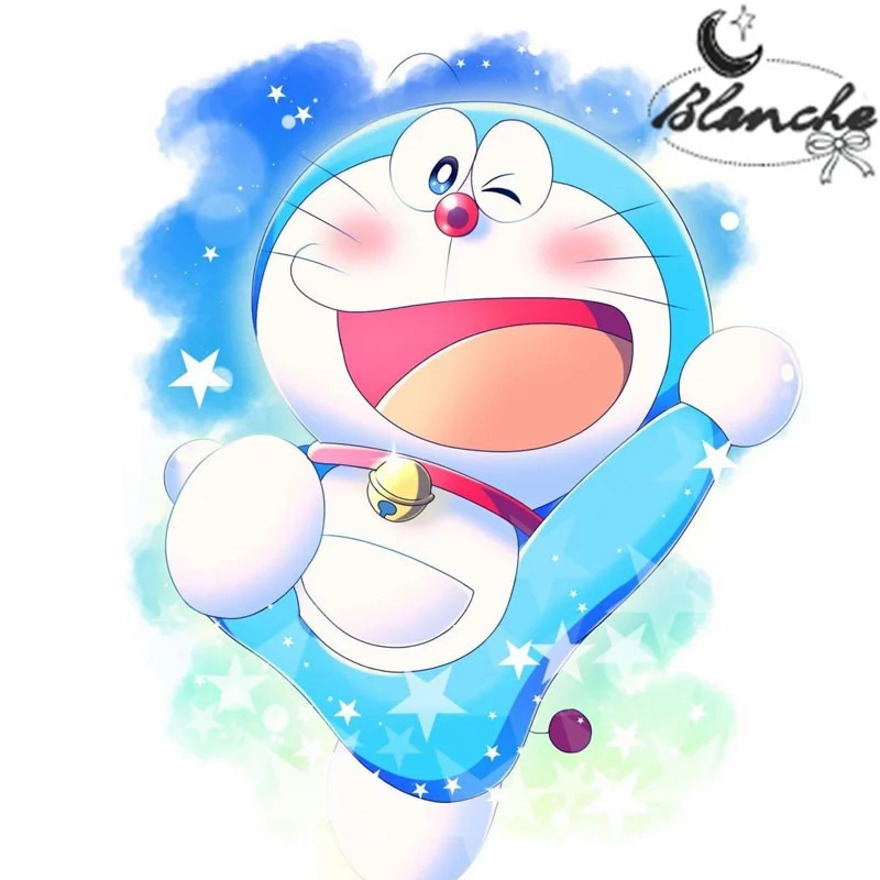 

Doraemon Cartoon Cute Blue Cat Bandai Diamond Painting Kid Cross Stitch Full Paste Mosaic Rhinestones For Living Room Home Decor