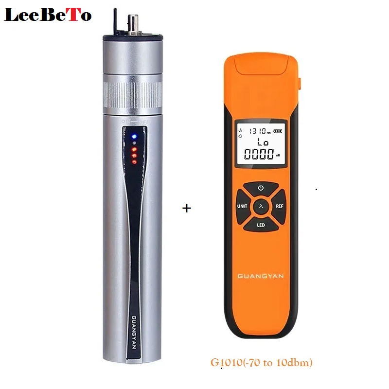 Visual Fault Locator -70 to 10dBm Fiber Optical Power Meter Patch Cord Cable Tester Tool FC/ST/SC Red Light Pen 5-30km