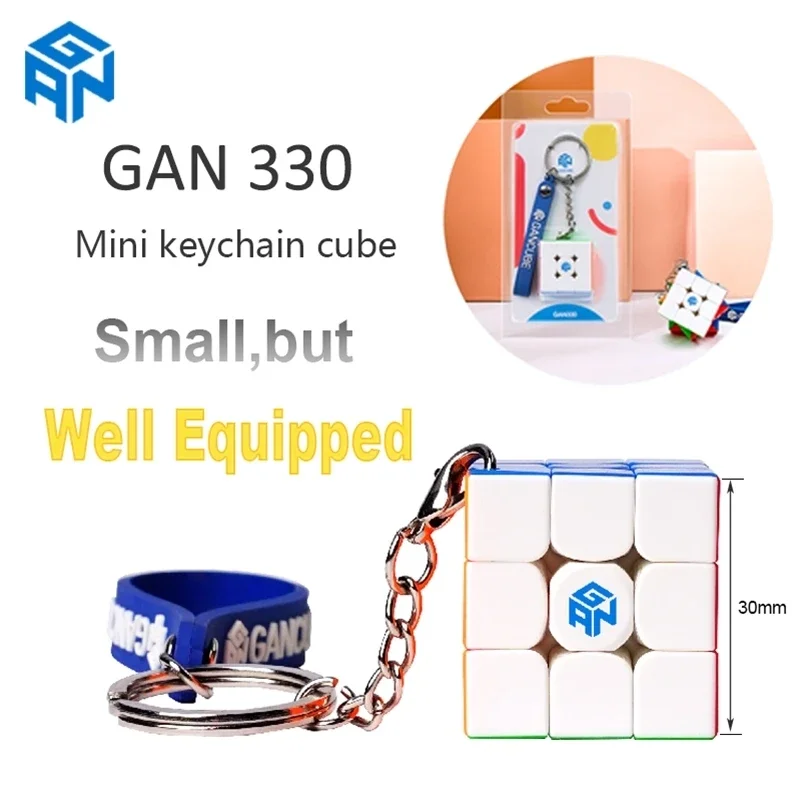 Фото GAN330 Gan328 3x3 Брелок-куб 3x3x3 Головоломка Magic Speed De Velocidad 328 ИГРУШКИ №5