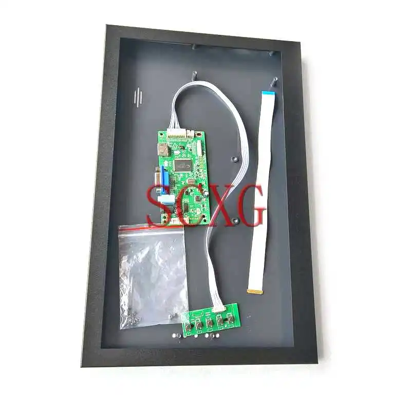

Плата контроллера для ЖК-экрана LP140WF7 LP140WF8 LP140WF9 + металлический чехол 30 Pin EDP VGA Комплект «сделай сам» HDMI-Совместимость 1920*1080 14"