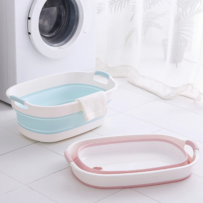 

Baby Shower Portable Bathtub Folding Baby Shower Bathtub Portable Pet Bath Tubs Bath Storage Basket
