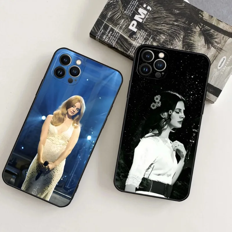 Sexy Singer Model Lana Del Rey Phone Case For IPhone 14 Pro Max 13 12 Mini 11 SE 2020 5 5S 6 6S 7 8 Plus XS X XR Silicone Cover