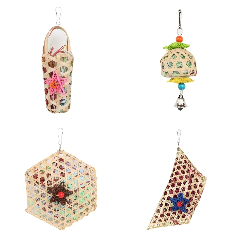 

Игрушка для птиц, жевательная игрушка для зубов, клетка для Шредера, подвесная натуральная игрушка