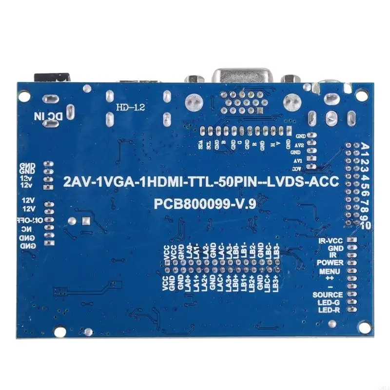 G8TA 7/8 -дюймовый ЖК -экран 50PIN TTL LVDS Управляющая плата AT070TN90/92/94 Driver HDMI1.2 для