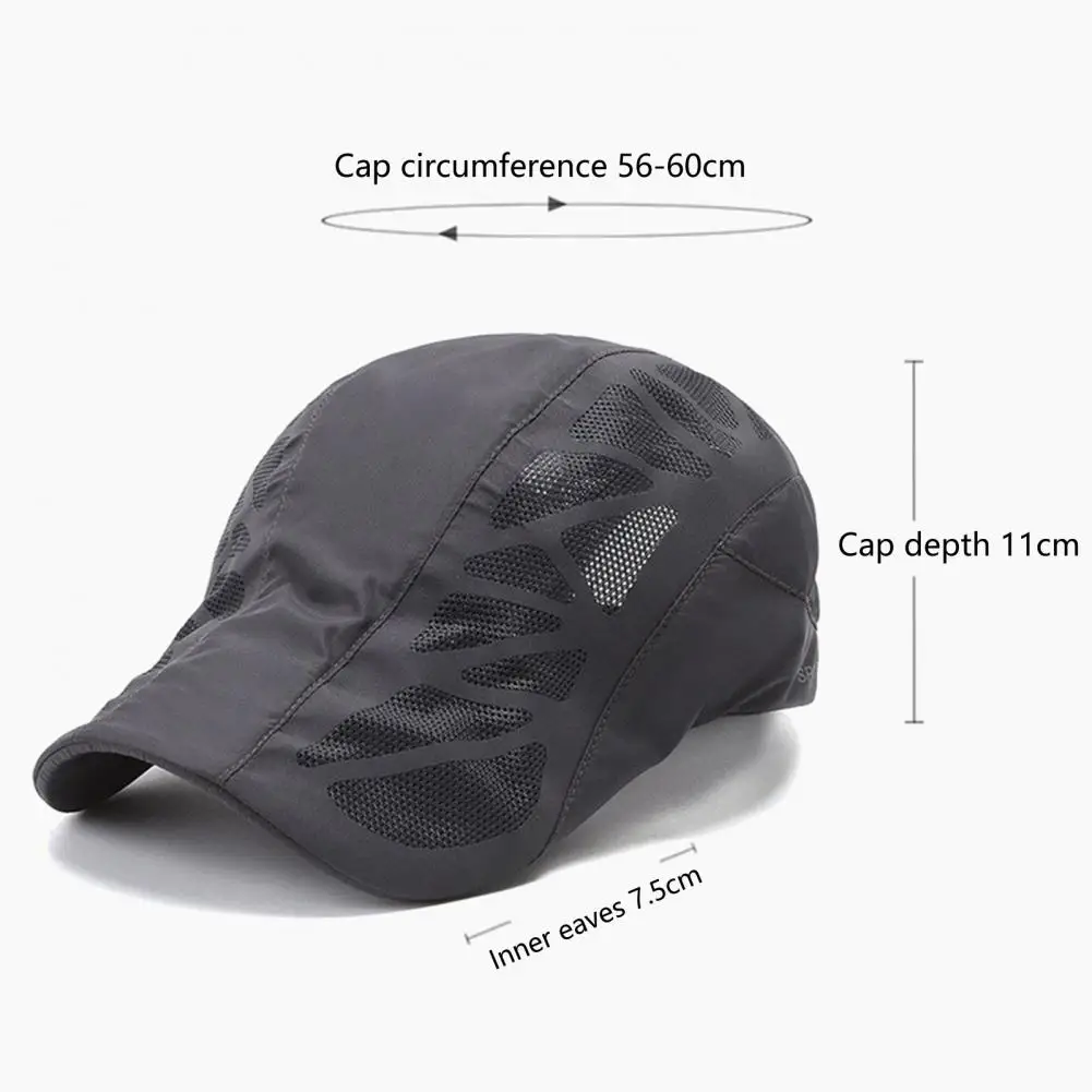 

Stylish Sun Hat Washable Comfortable Accessory Sun Resistant Peaked Cap Peaked Cap Ultralight